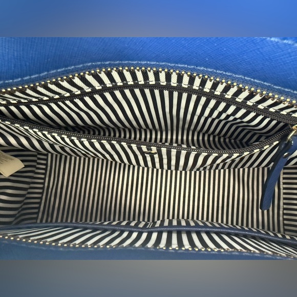 kate spade Cameron Street Candace Two-Tone Navy, White & Blue Satchel - Picture 10 of 15